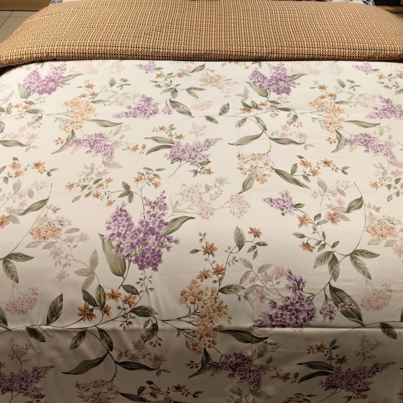 【花戒指】精选！数码印花纯棉被罩—鑫蕊黄