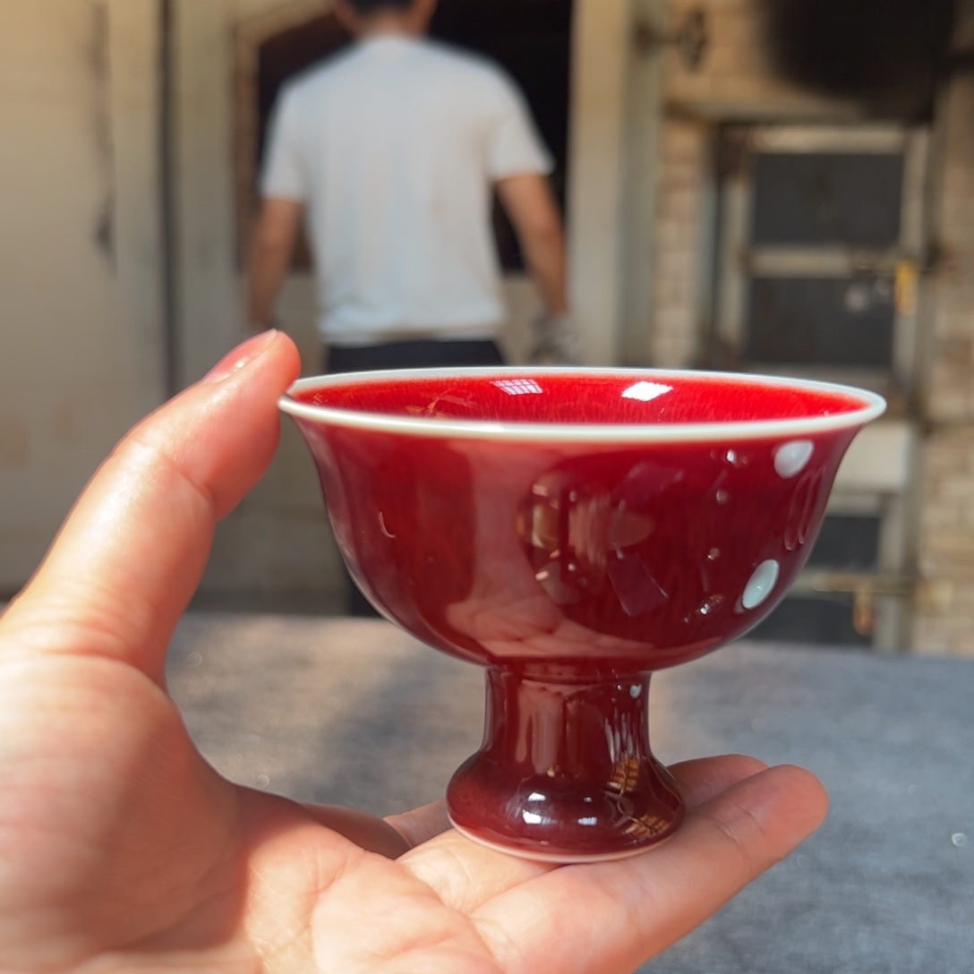 闻轩坊开窑放漏杯