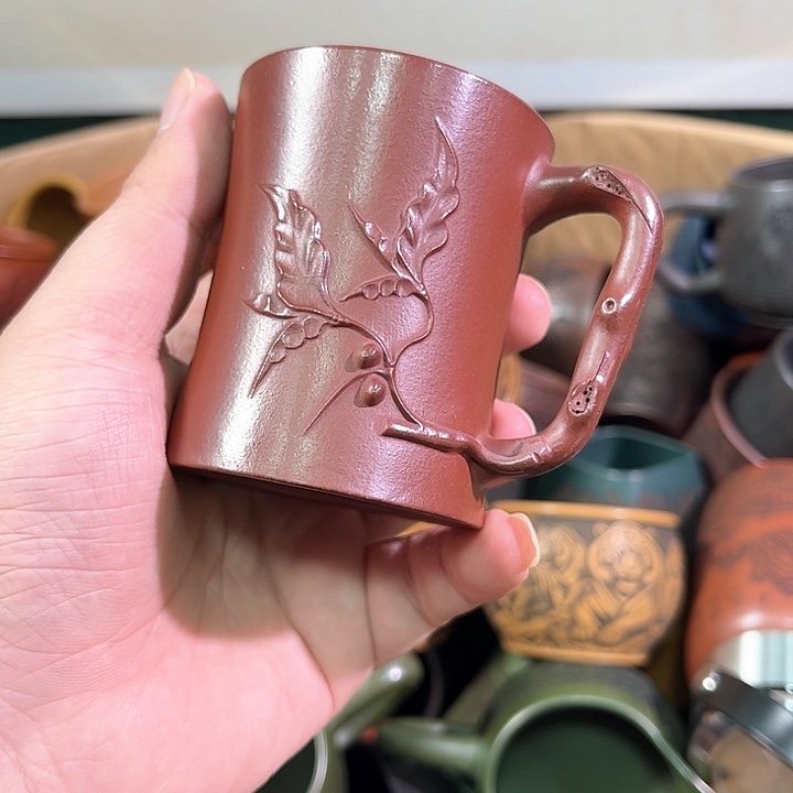 茶杯紫砂全手工紫砂主人杯