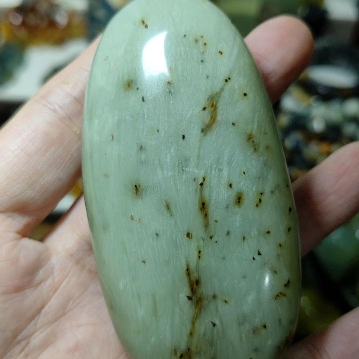 岫玉未镶嵌手把件款式