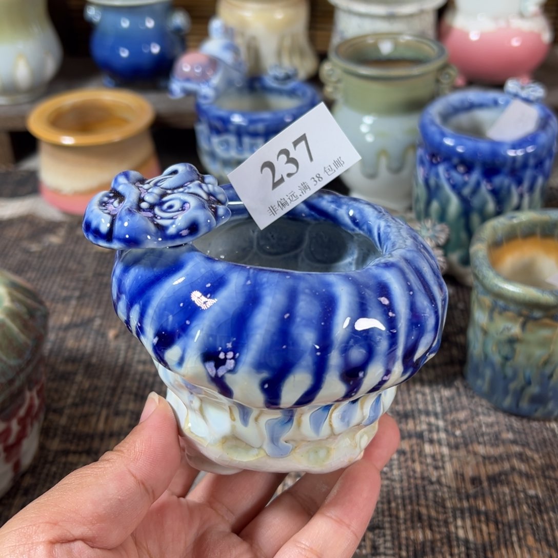 口5.5 手工花盆满30包邮