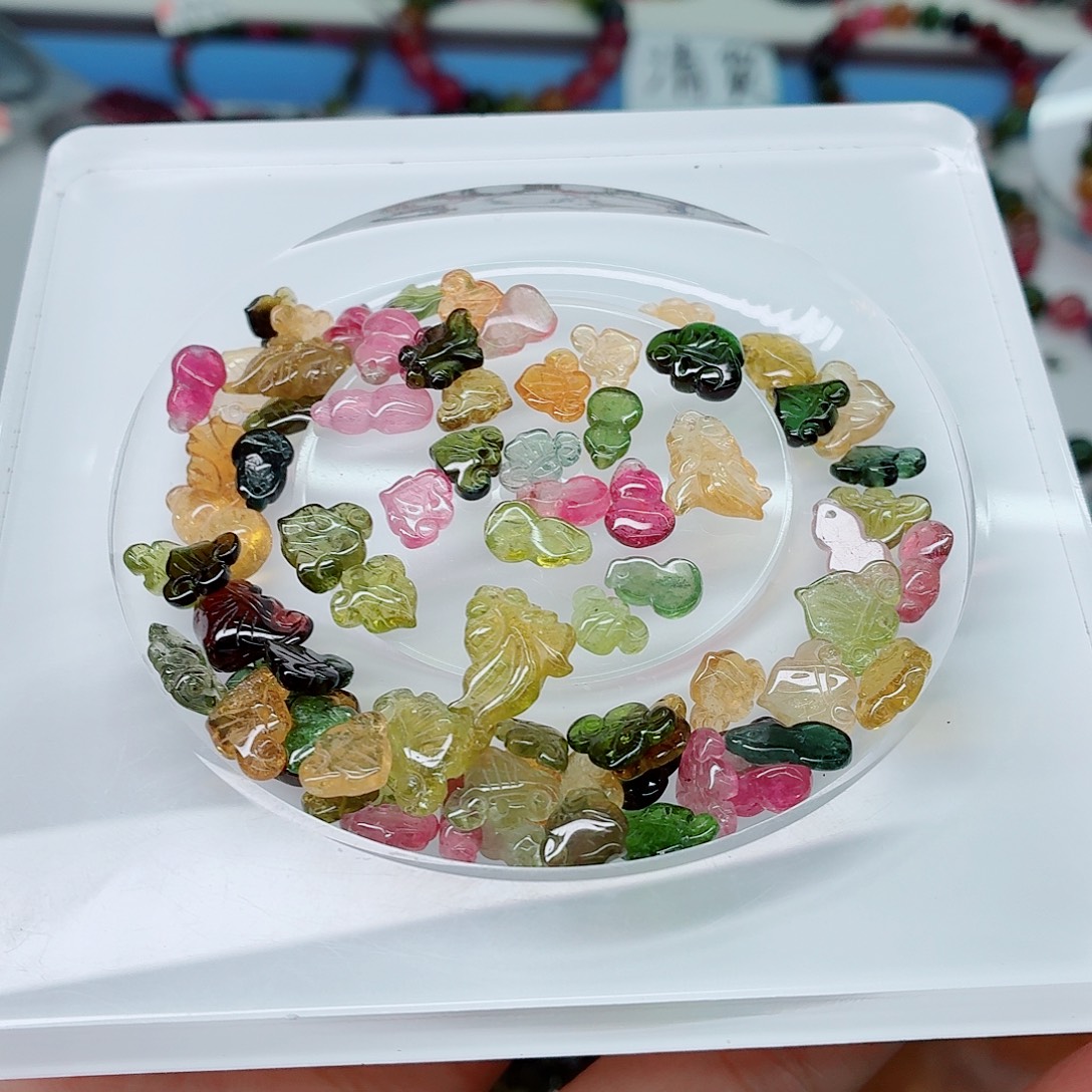 未镶嵌手串碧玺16做滴流