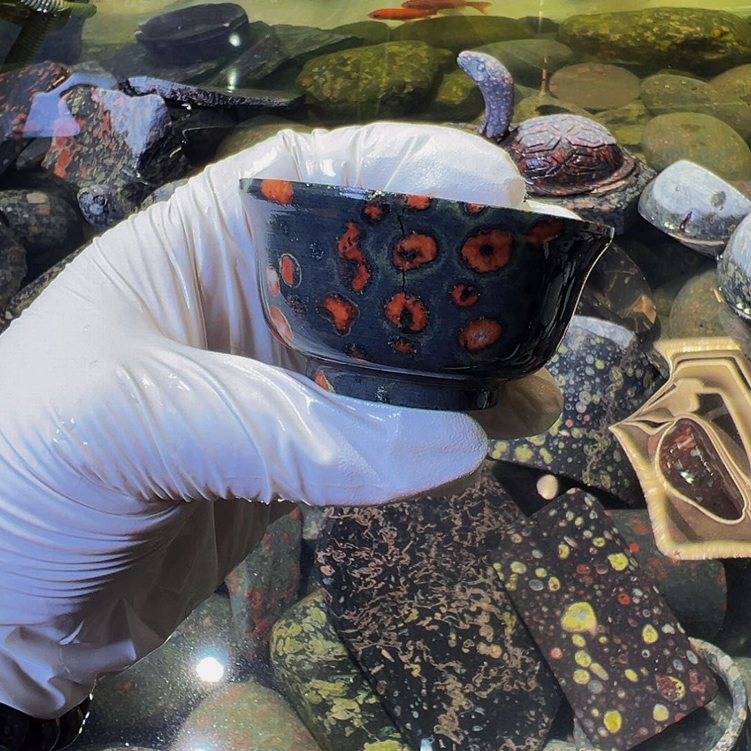 梅花玉鱼缸石茶周边不退不换