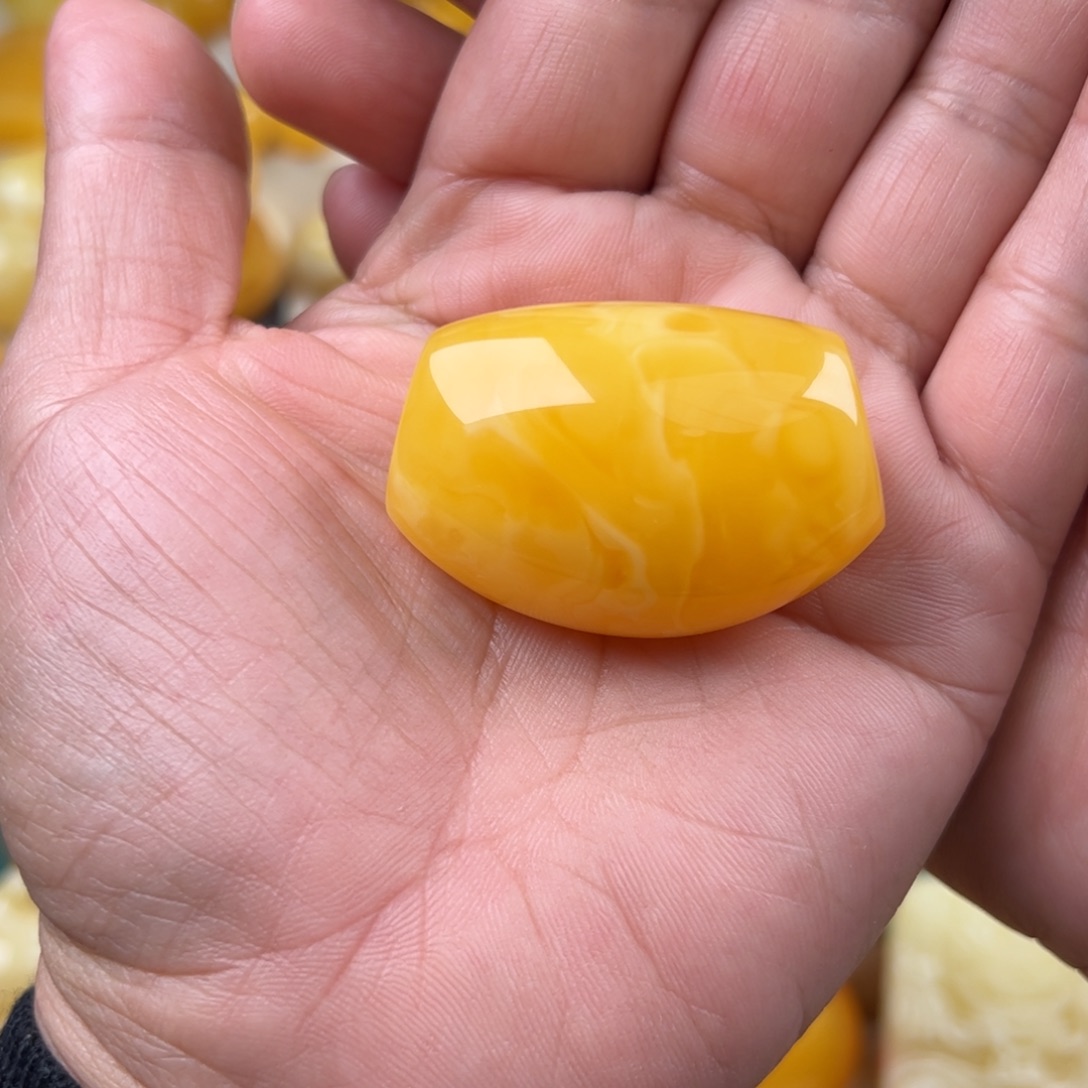 蜜蜡未镶嵌颈饰纯天然琥珀蜜蜡无忧化