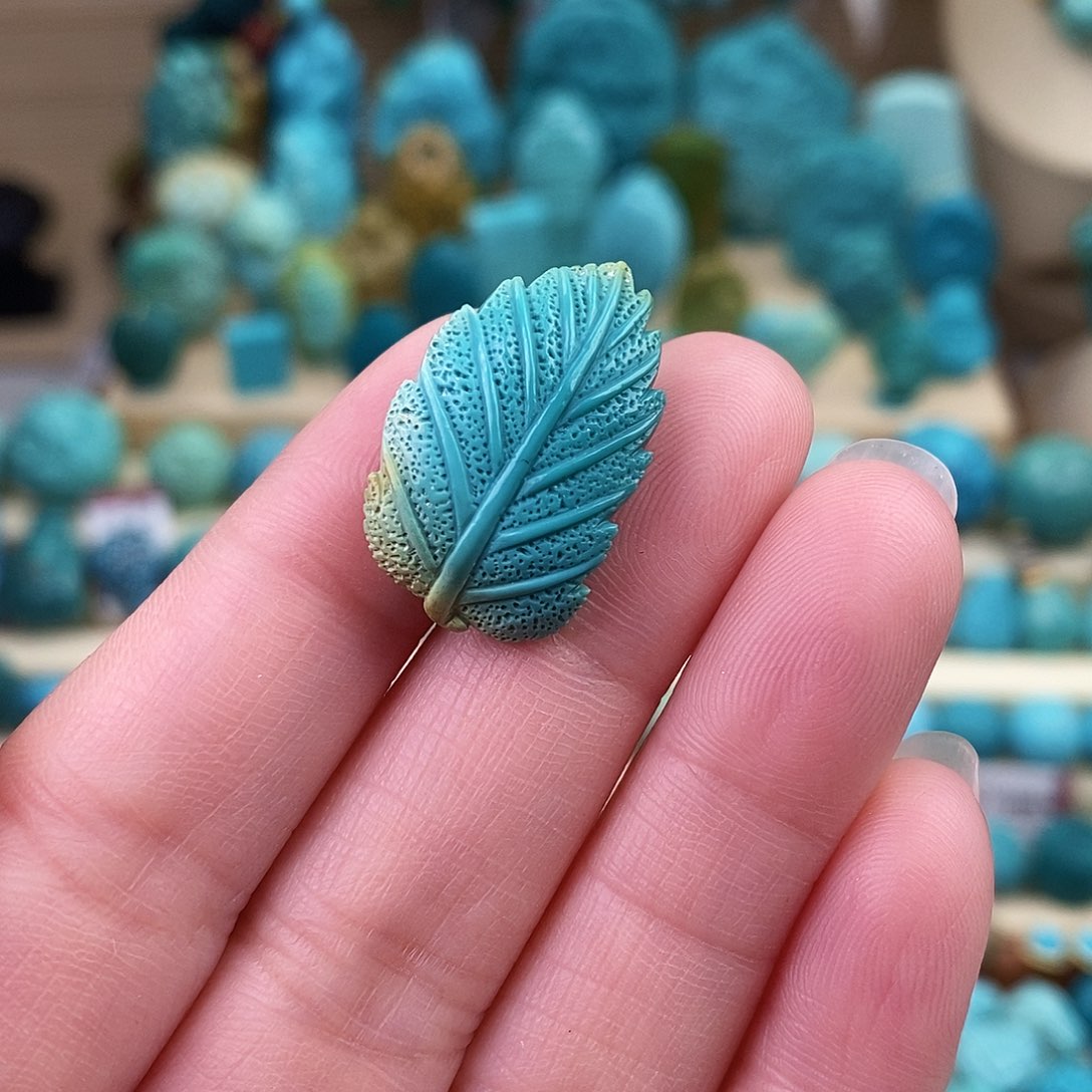 绿松石珠宝奇石未镶嵌