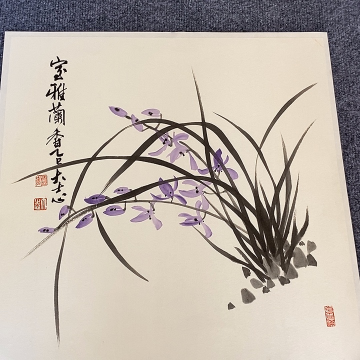 国画纯手绘国画写意作品50*50