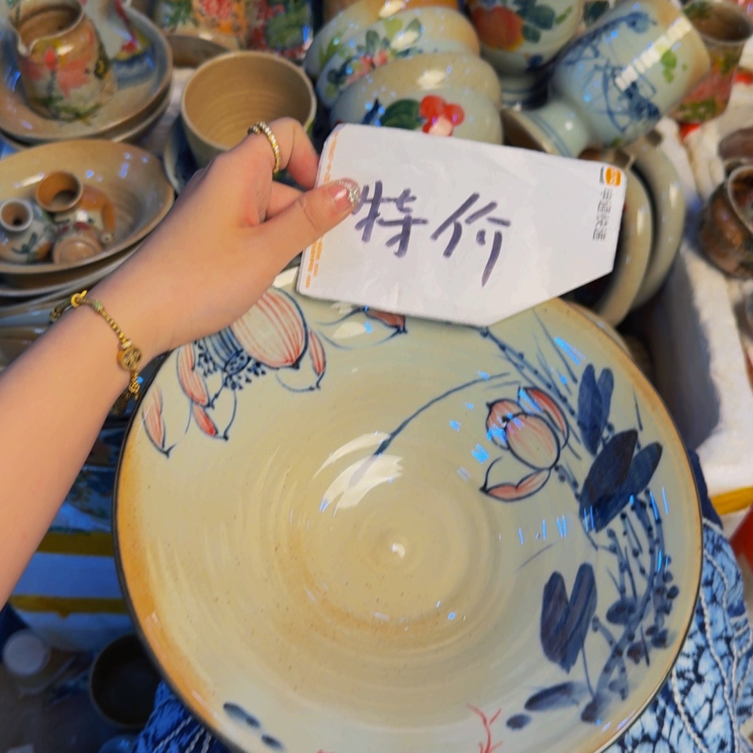 瓷片景德镇陶瓷手工手绘