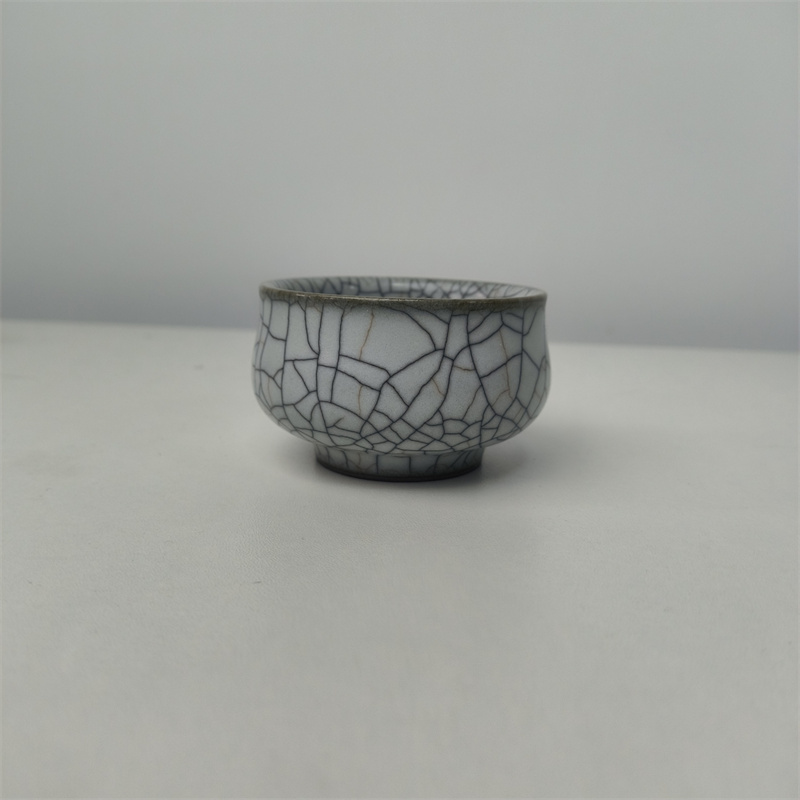 SHTC1220[学茶严选]刘法星--月白金丝铁线鼓腹杯