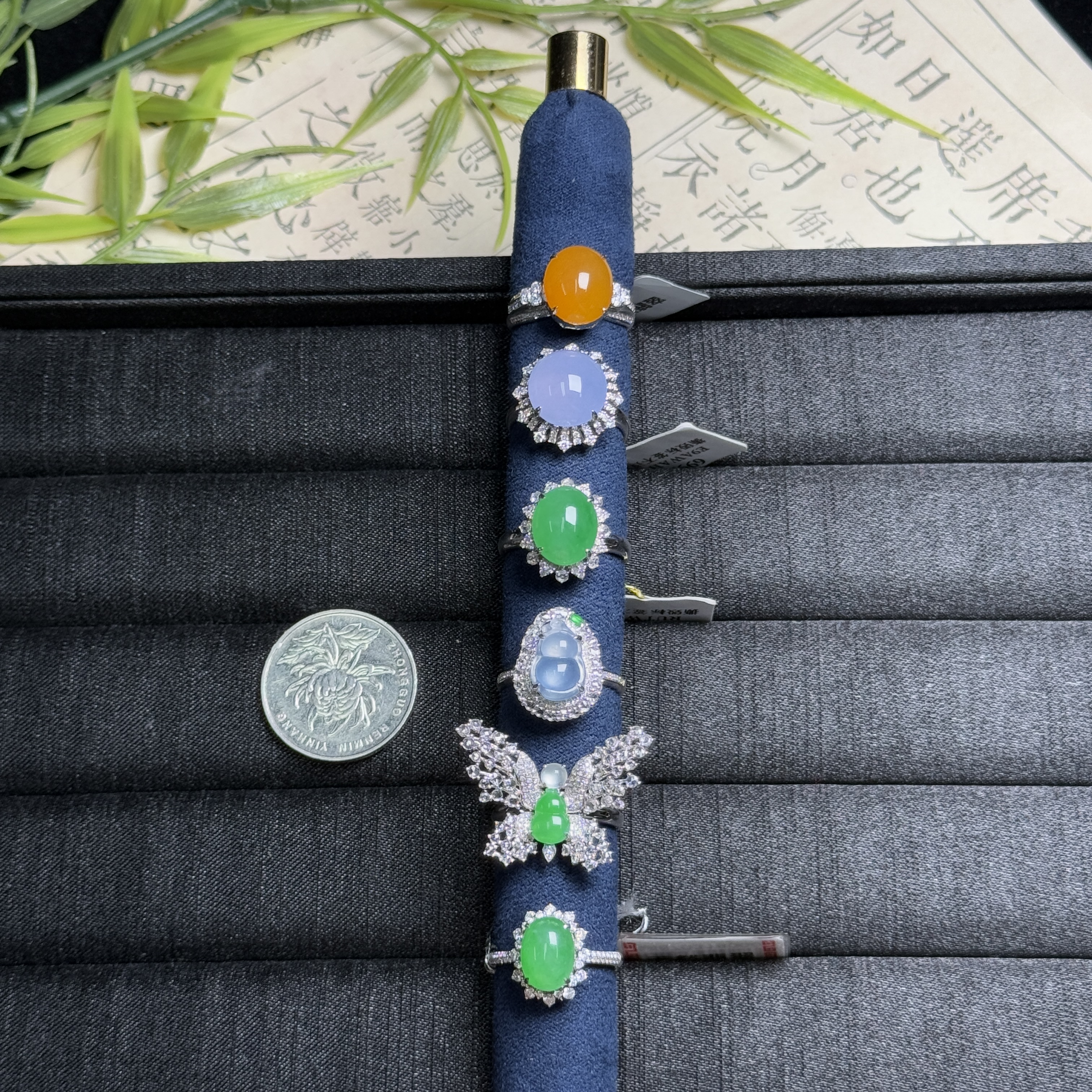 思懿珠宝   18K翡翠戒指-19800-1-XMG-多样性发一（紫色有色差）