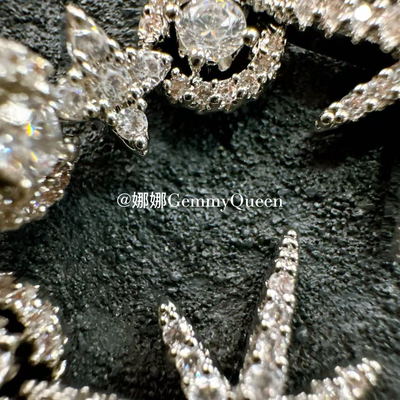 铜合金合成锆石耳饰 娜娜GemmyQueen耳环GQ09695