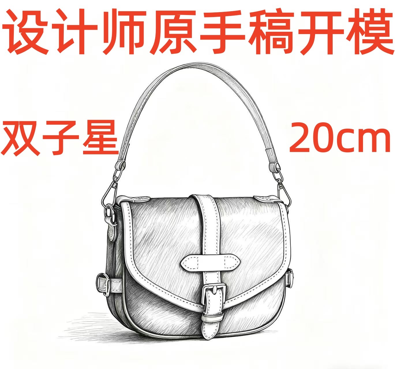 A027 双子星 20cm【到货带原标】【带内标】单肩包