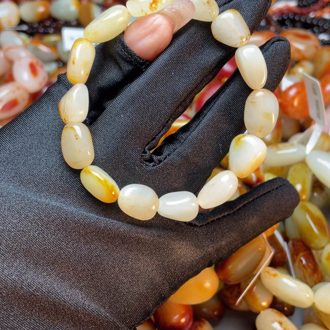 和田玉手链未镶嵌