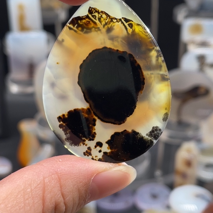 玛瑙/玉髓合金颈饰