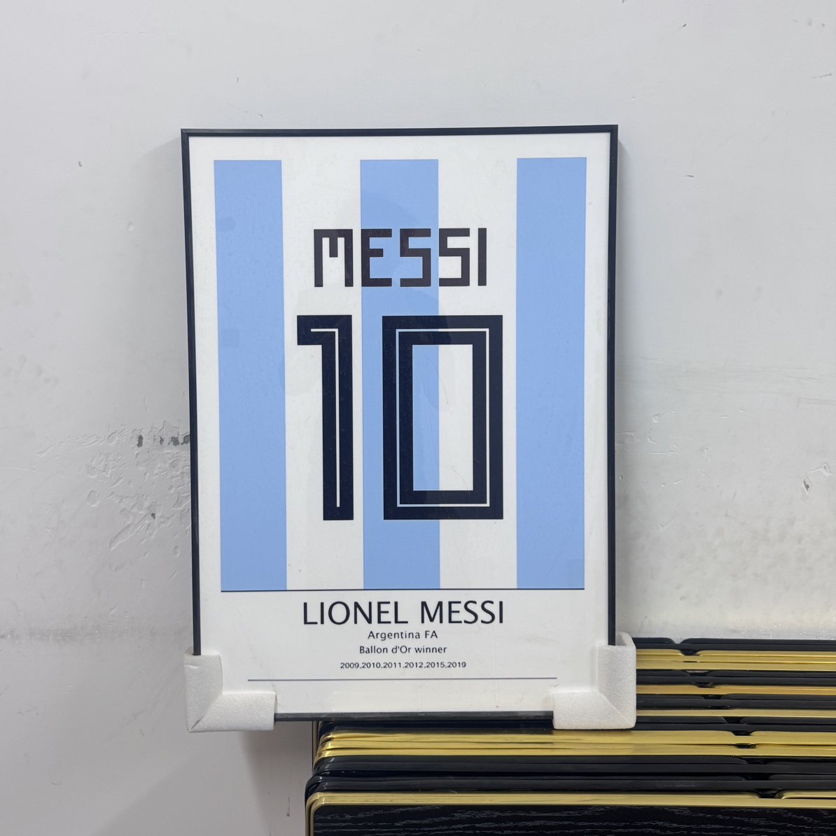 （新疆包邮） CL09 足球梅西装饰画卧室客厅挂画