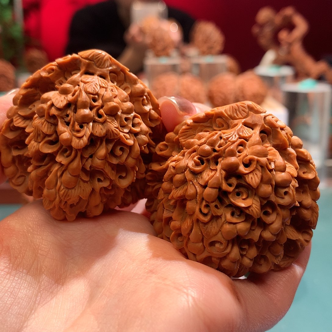 文玩核桃把件———————