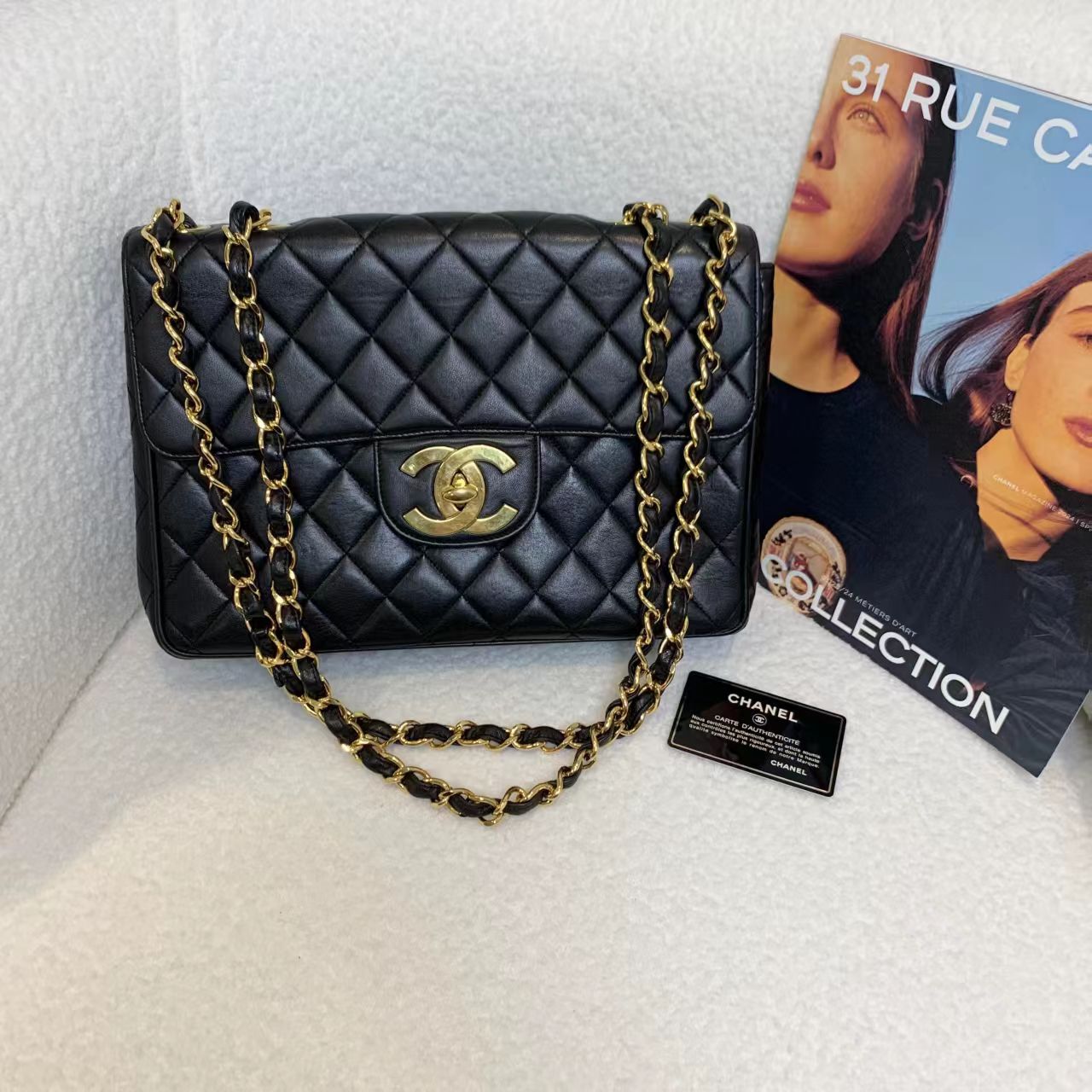 95新 Chanel/香奈儿 壹臻/黑金贝嫂30包 3开 18436772/12期免息