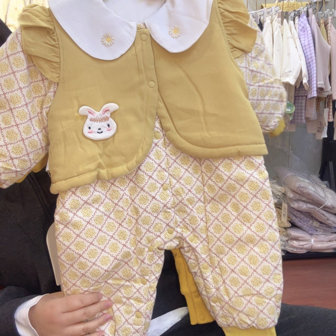 连体棉衣两件套80码