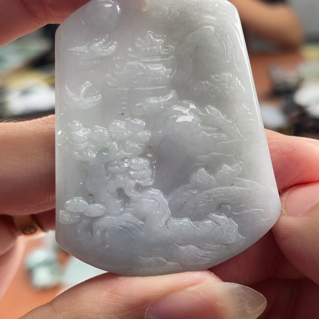 翡翠未镶嵌颈饰翡翠