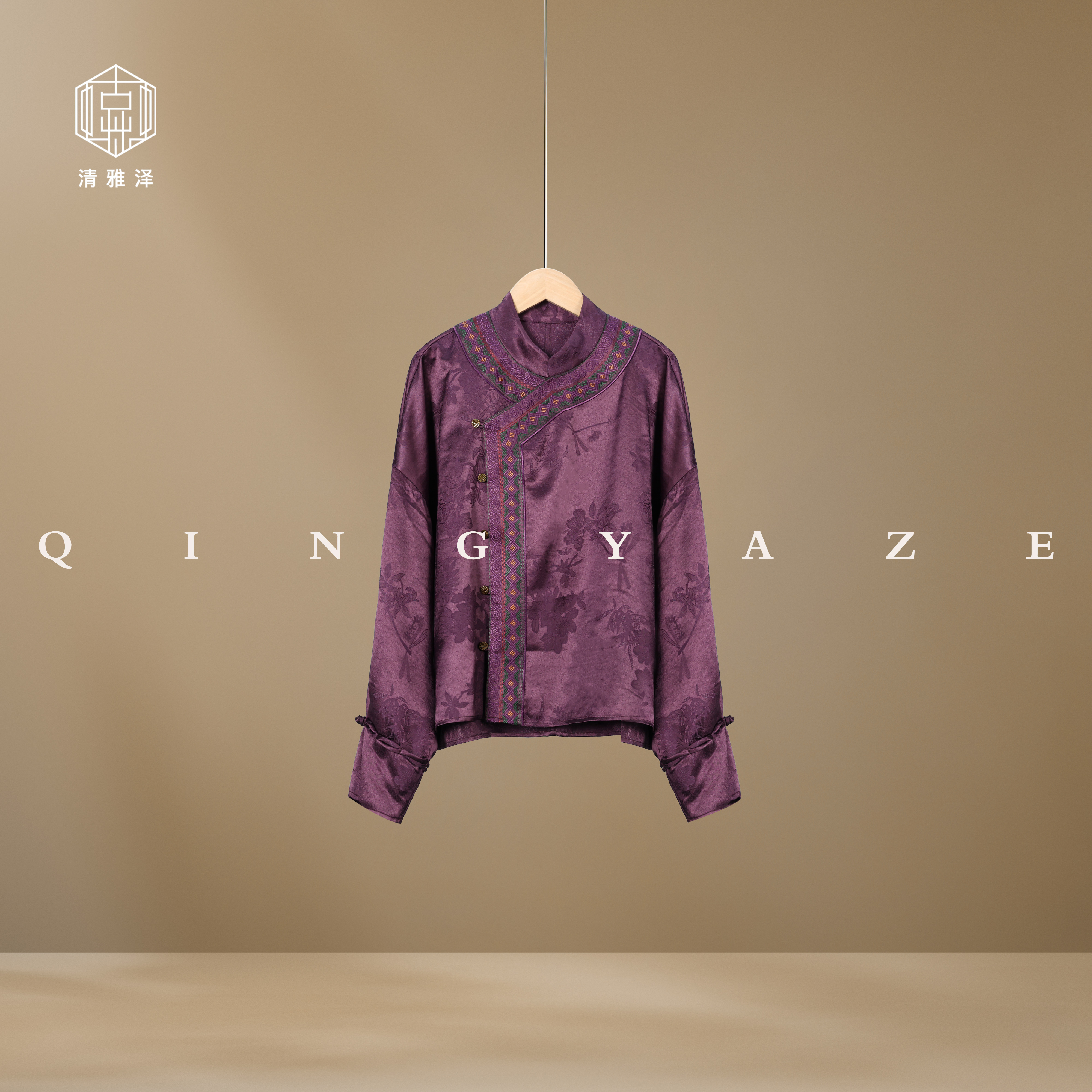 紫霄宫！重工刺绣新中式上衣！GZ5222