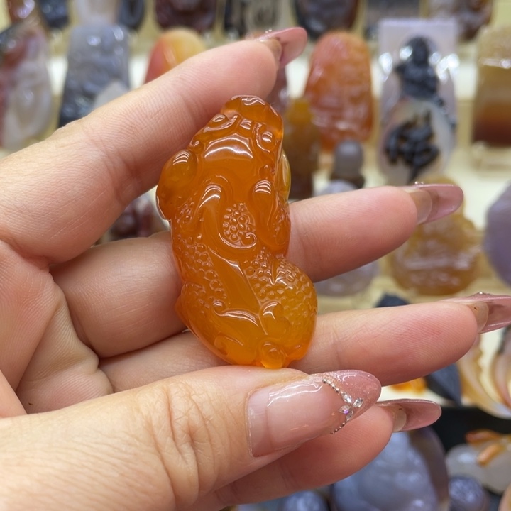 玛瑙/玉髓吊坠(赠链)未镶嵌吊坠