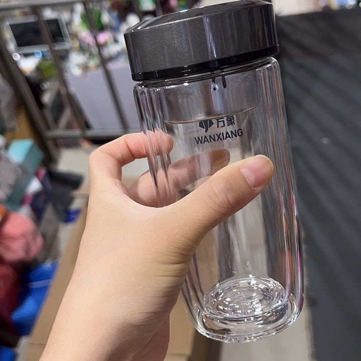 万象时空知了v406玻璃杯360➕杯套➕除垢剂