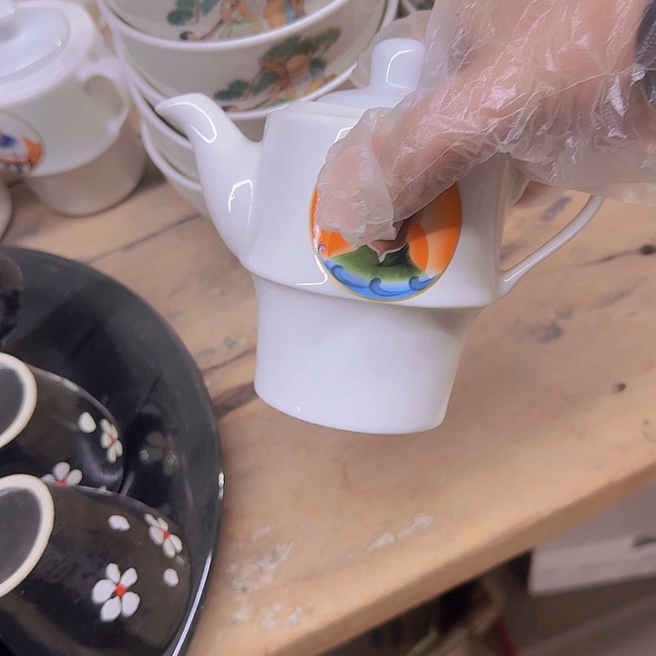 紫砂茶碗盘子碗啥都有