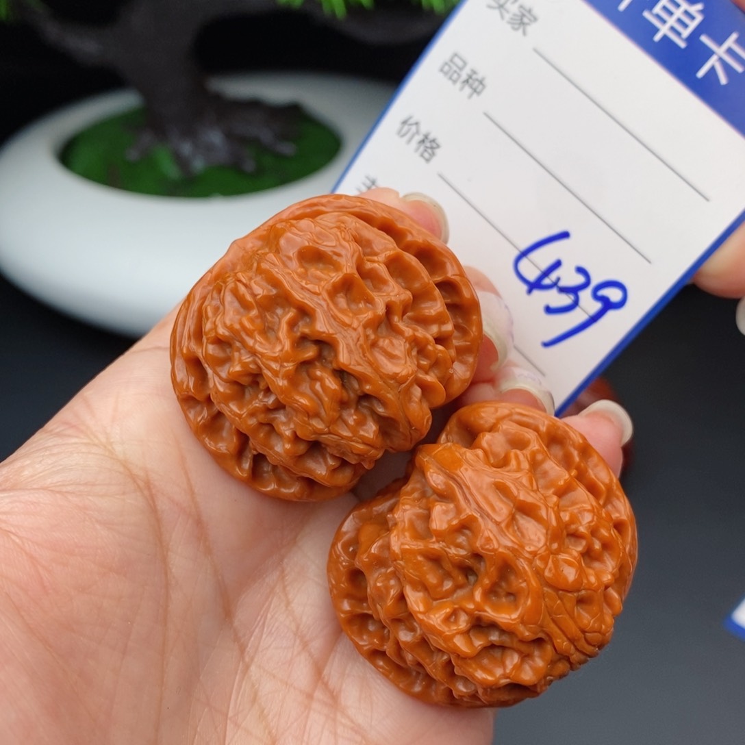 文玩核桃把件39苹果439