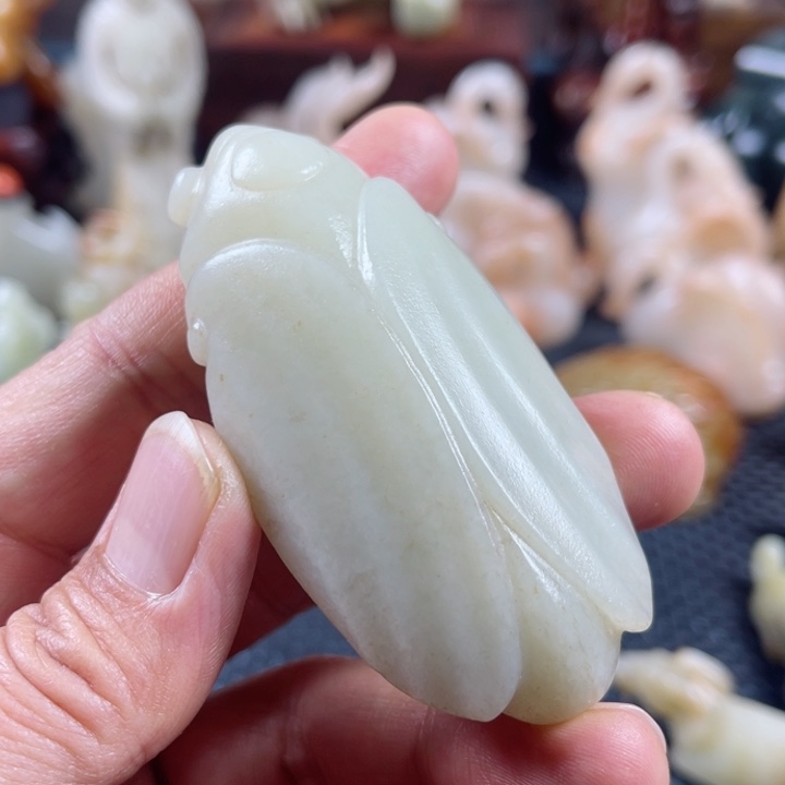 和田玉颈饰未镶嵌#****$