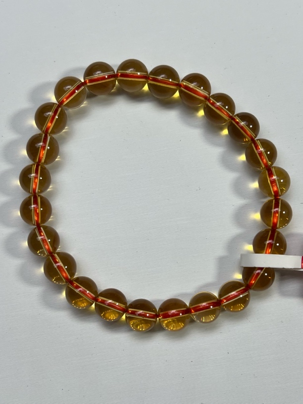 全净体AA巴西黄水晶1100高品8mm