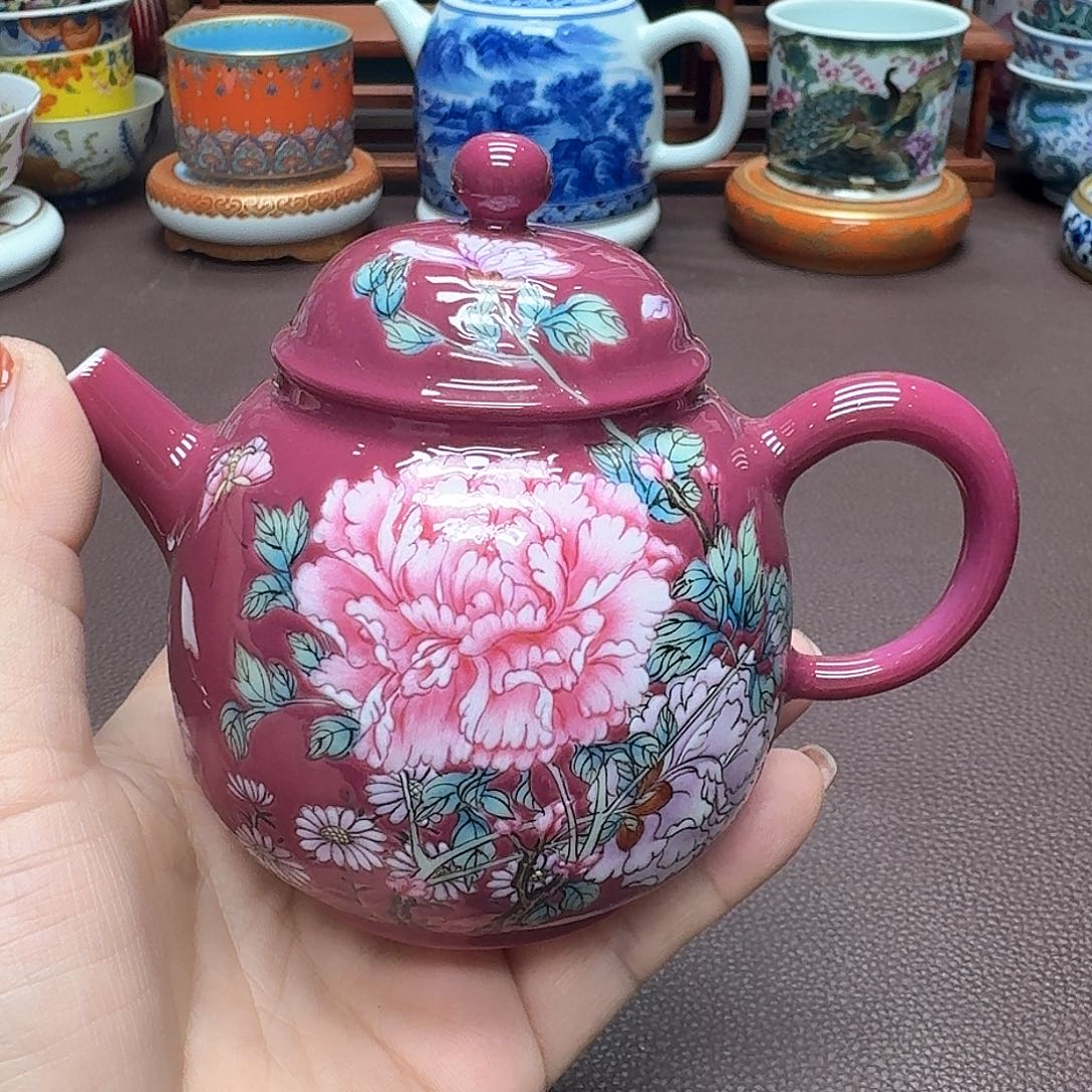 瓷片景德镇仿古手工制作精品展示