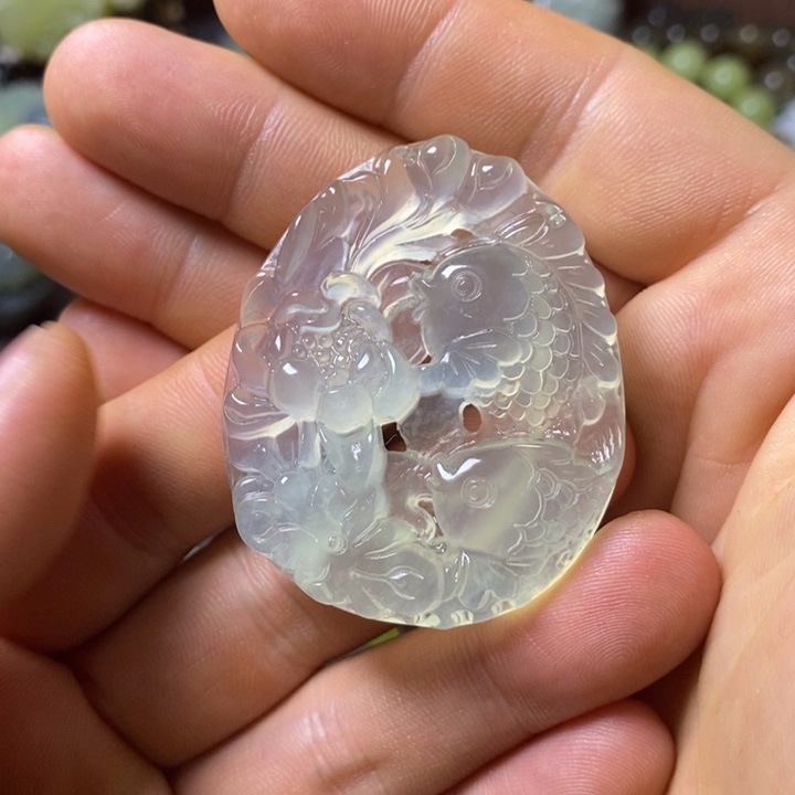 岫玉岫玉颈饰未镶嵌