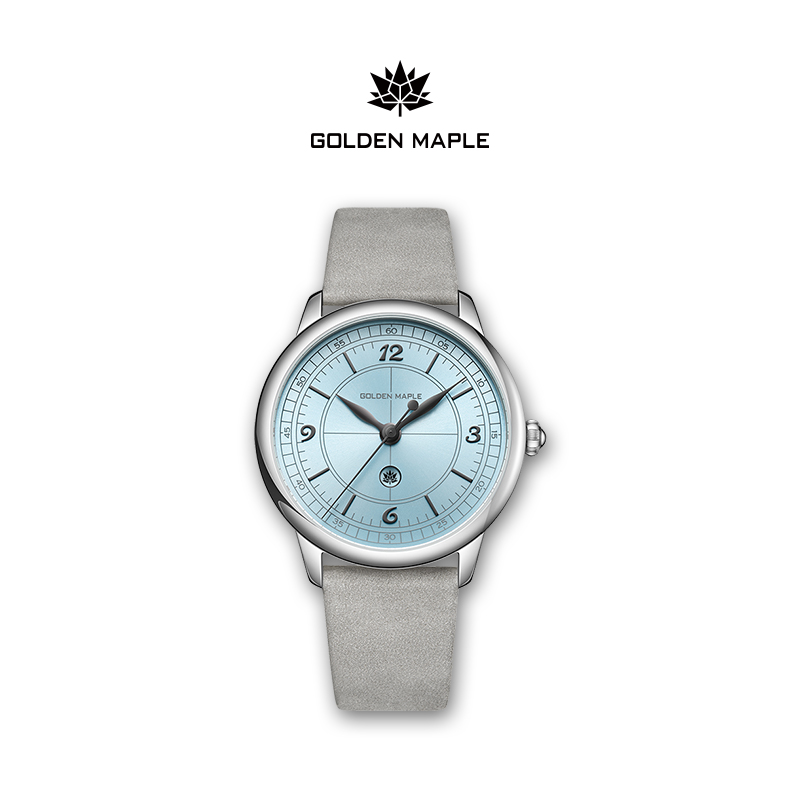 【七夕限定】GoldenMaple新款情侣石英手表防水真皮腕表轻奢百搭女