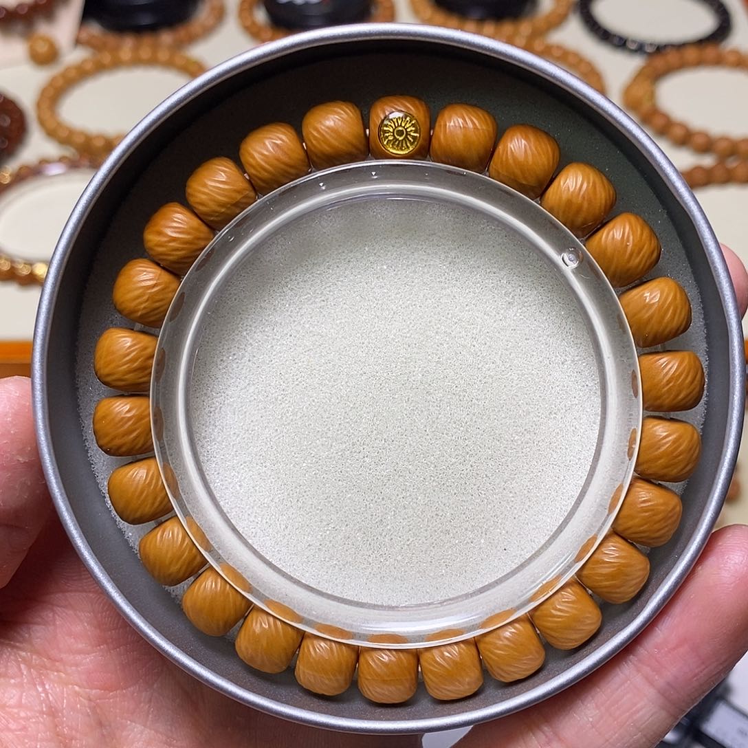 手串猴头核桃全品单标款千刃云锦 尺寸9左右 馒头料