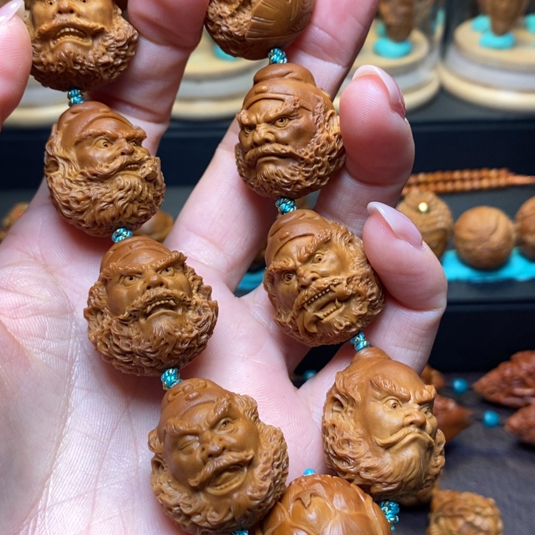 大***航手串/手链橄榄核钟馗