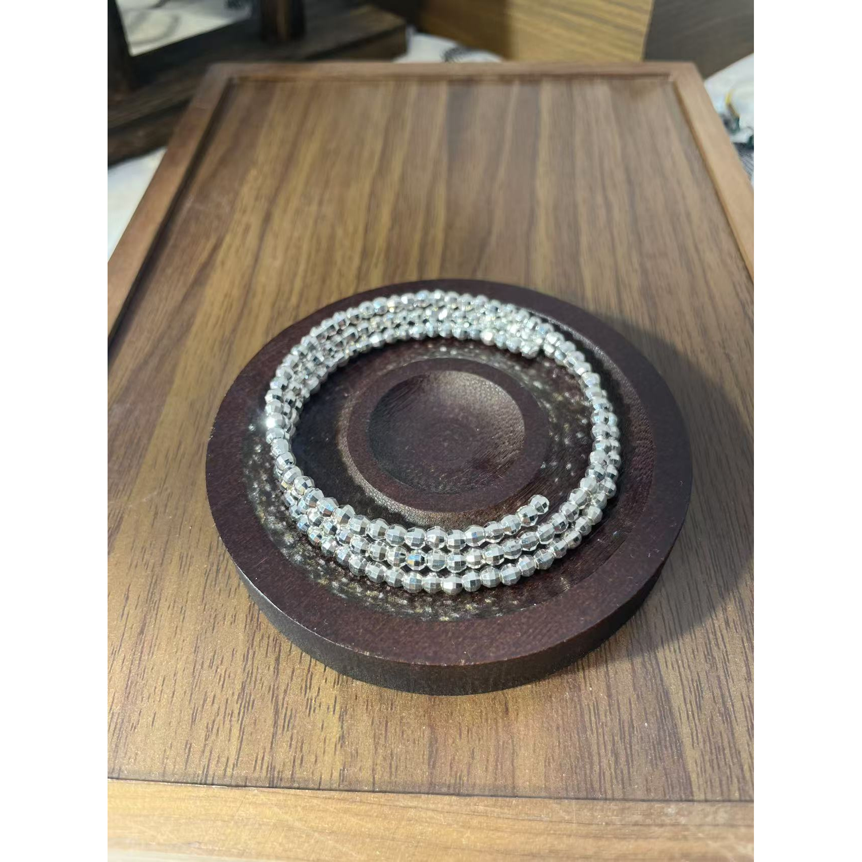 足银银制品 S107 蹦迪手链直播间选款时尚百搭精美手镯