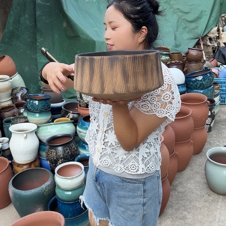 口26高14瑕疵一个盆子。