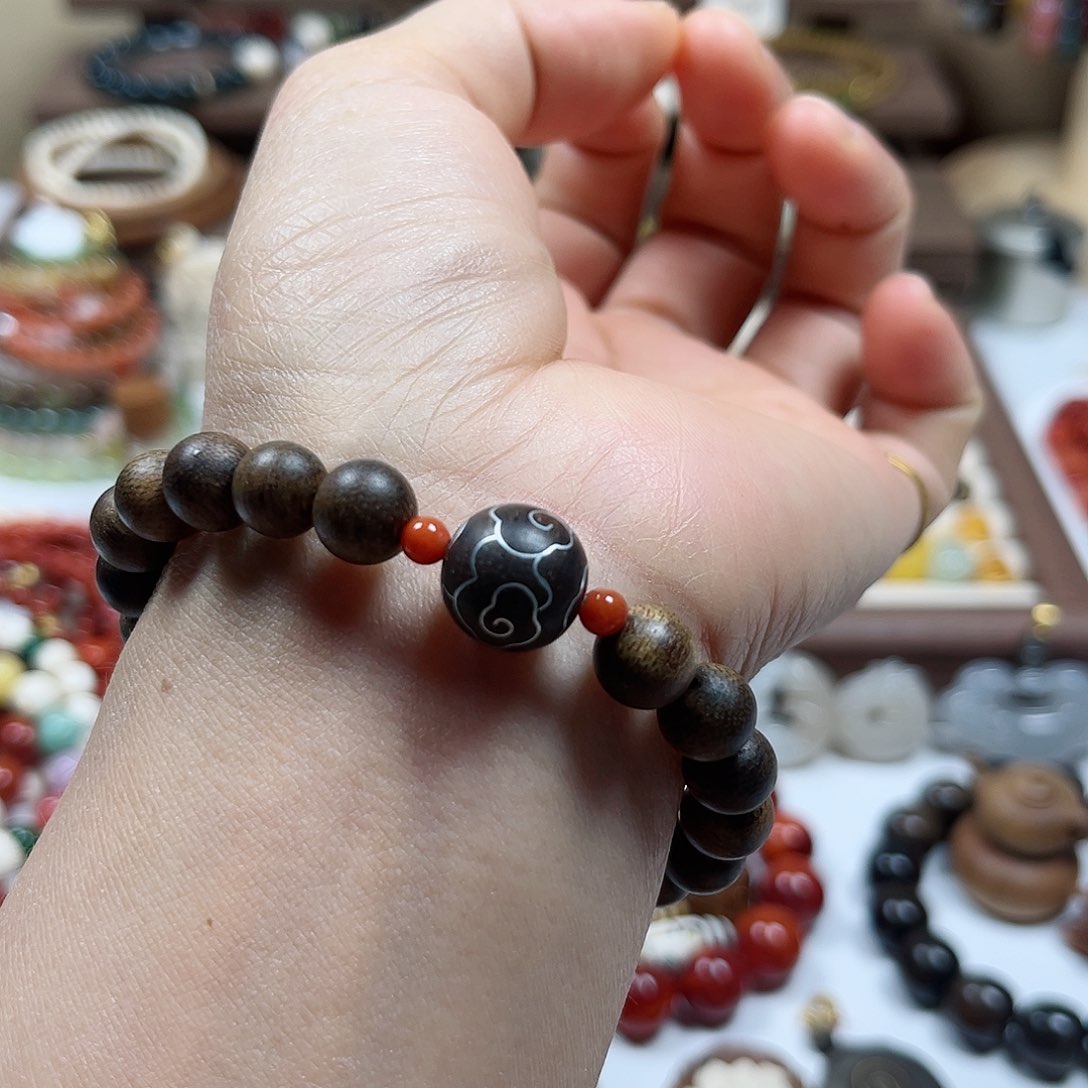 沉香手串单圈手串