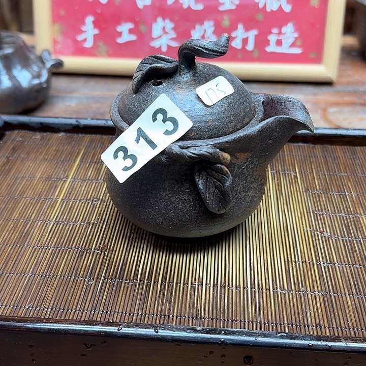 纯手工制作粗陶茶具