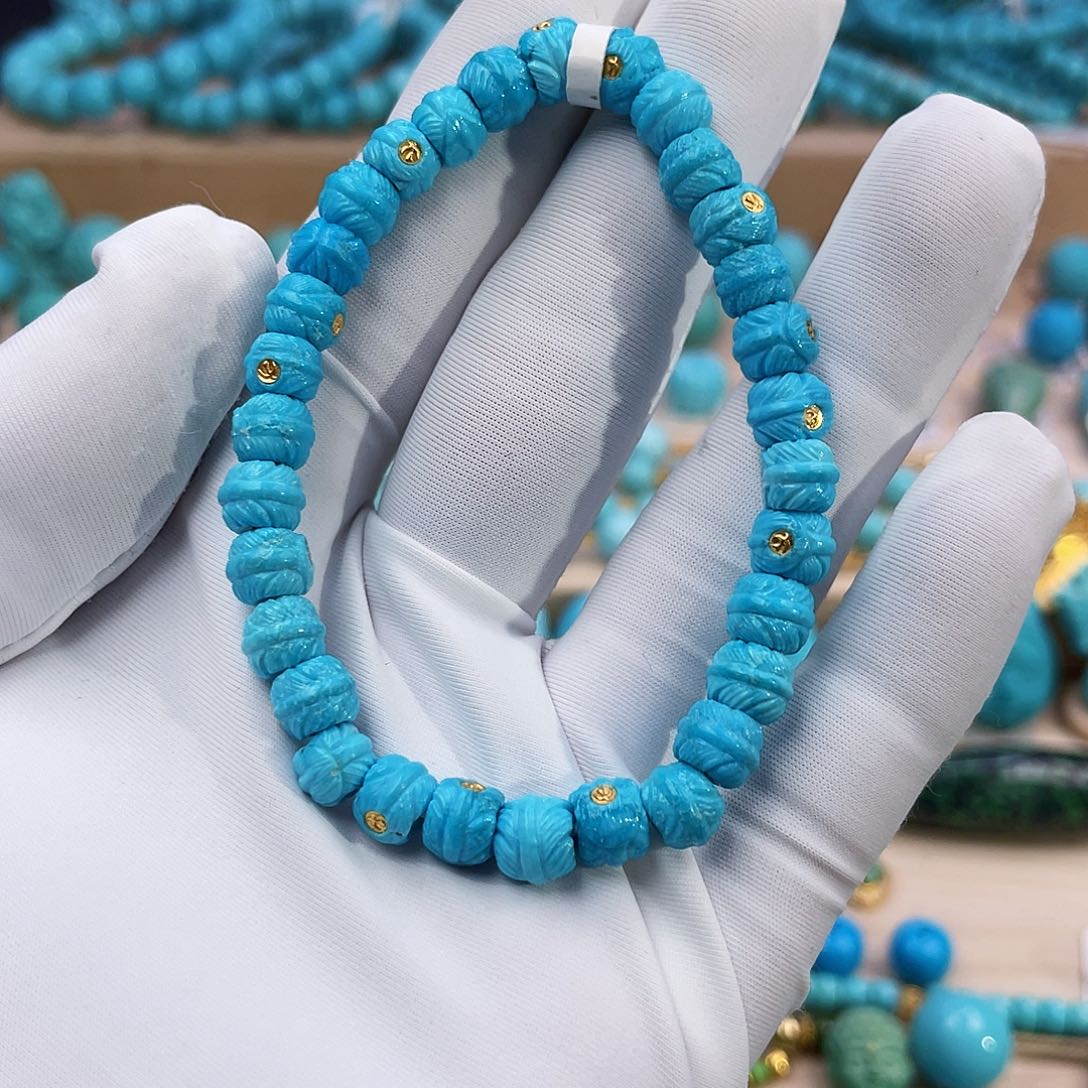 绿松石珠宝奇石未镶嵌