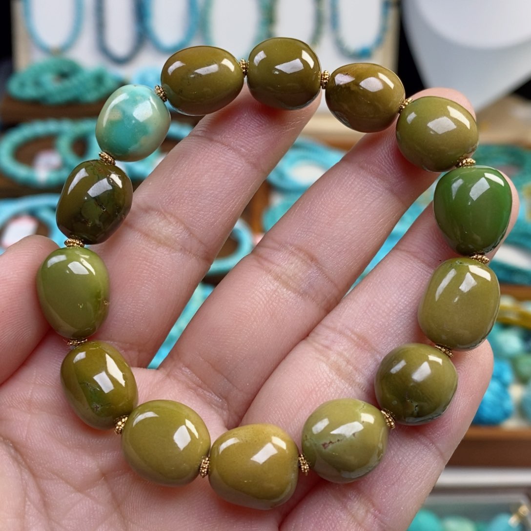 未镶嵌绿松石手串