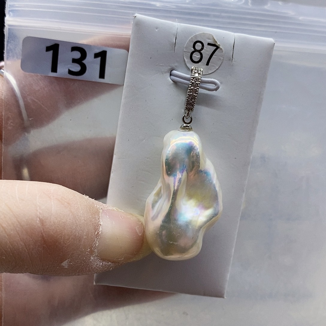 颈饰合金淡水珍珠