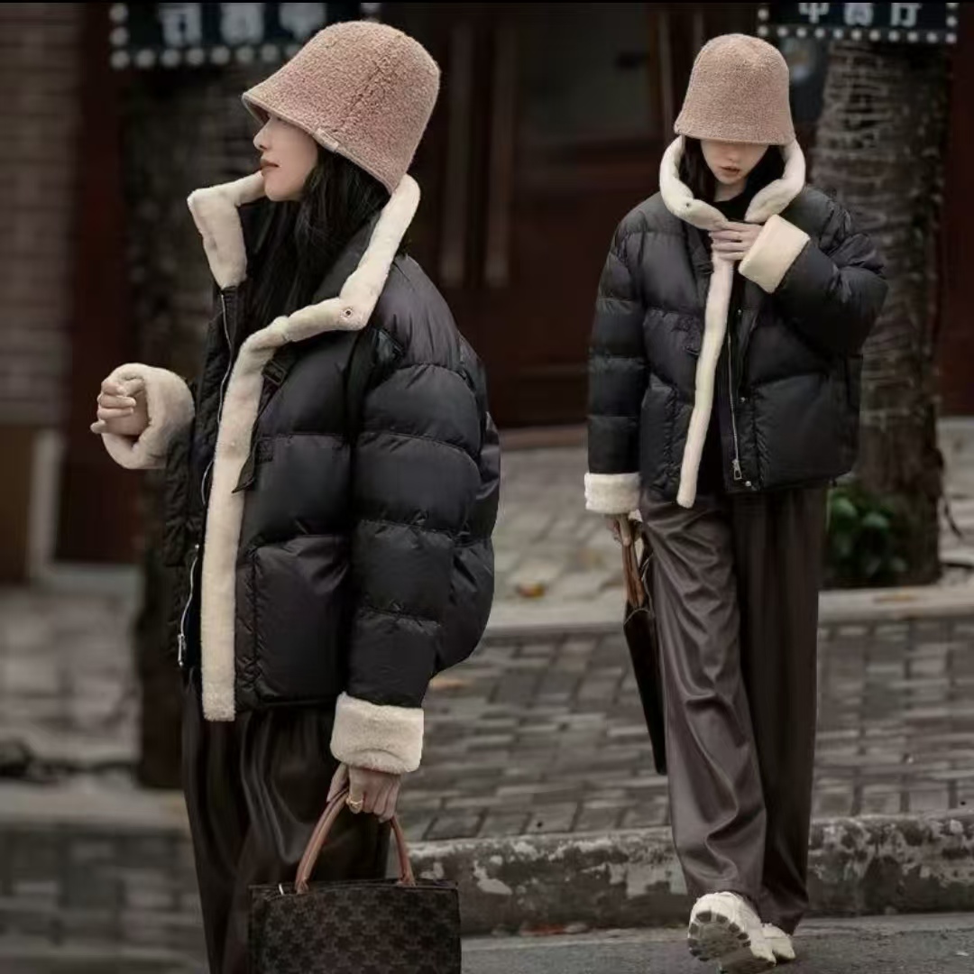 2025冬季新款时尚气质百搭保暖羽绒服外套