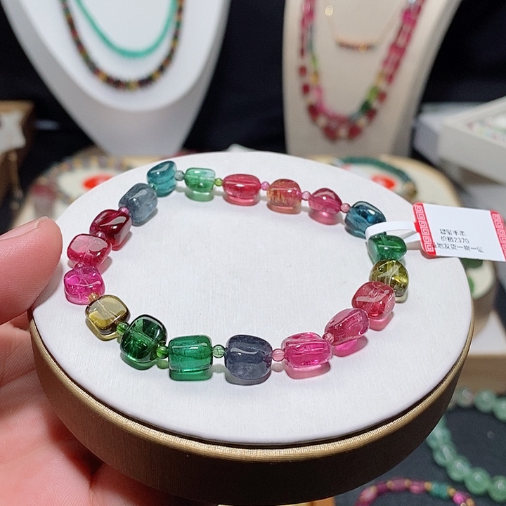 碧玺手链未镶嵌碧玺手链