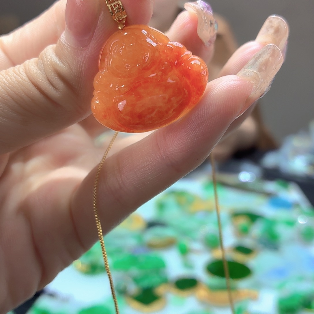 颈饰未镶嵌翡翠翡翠