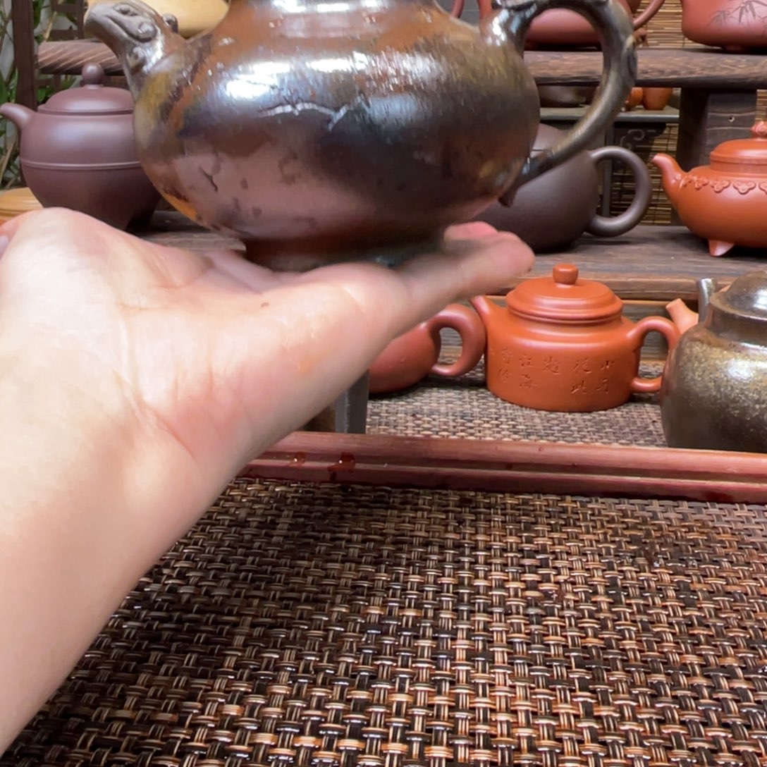 茶壶紫砂宜兴原矿紫砂手工制350