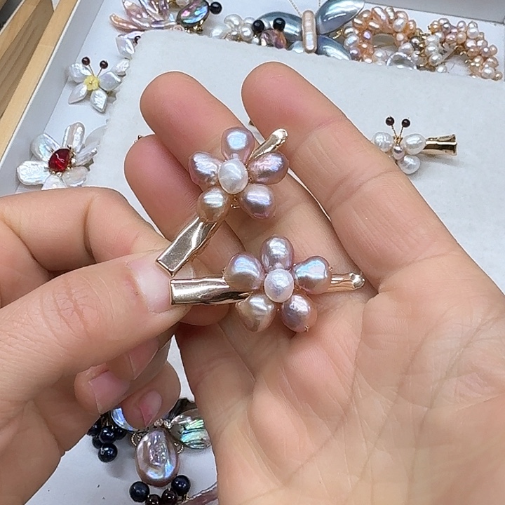 淡水珍珠珍珠银S925镶嵌