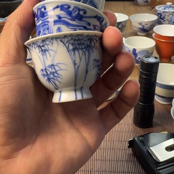 Z****青花瓷器杯子茶具
