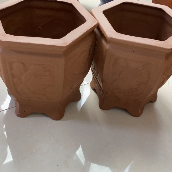 粗陶红陶绿植花盆862