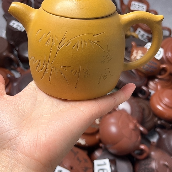 紫砂茶壶我****强紫砂微瑕半手