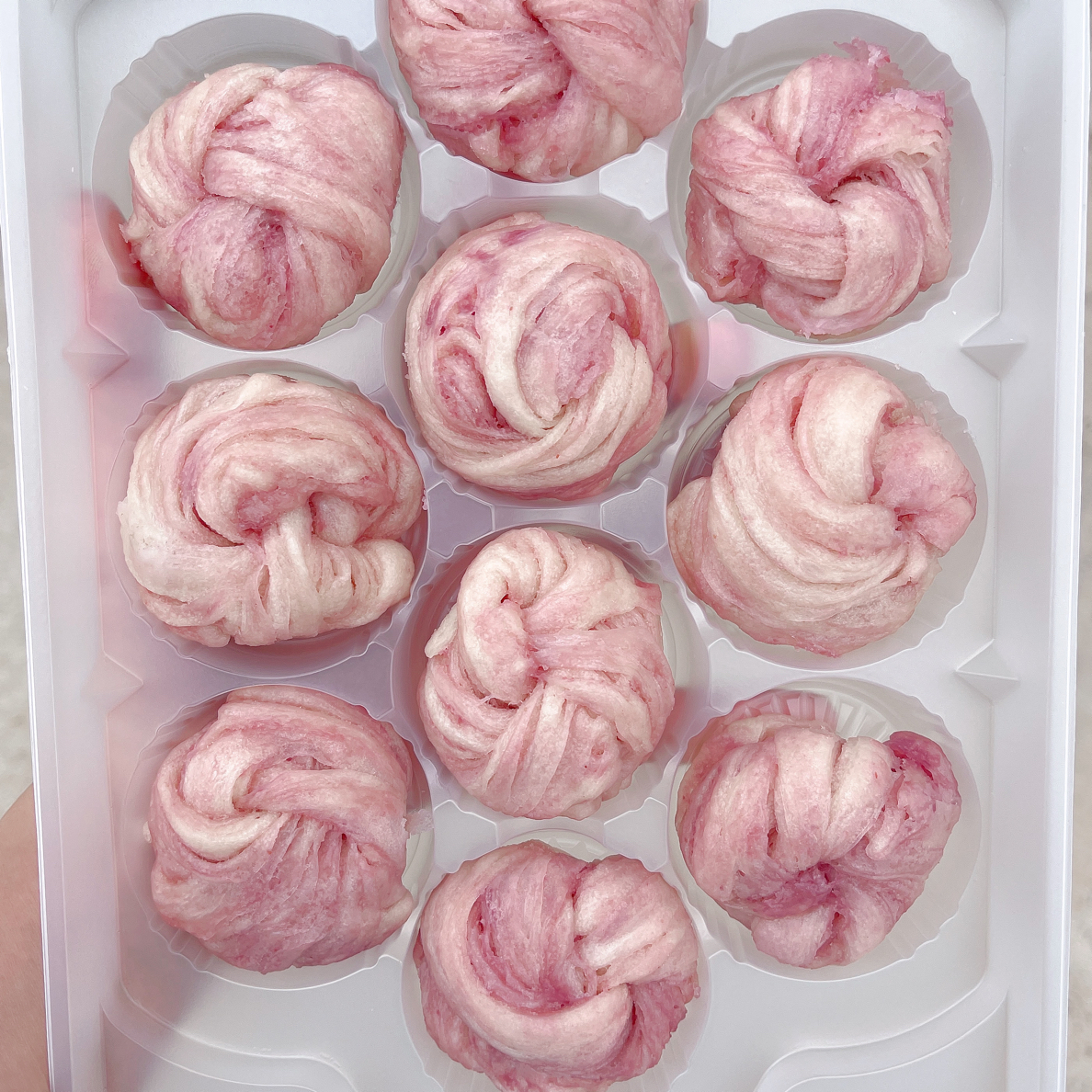 云南手工破酥千层迷你紫薯小花卷 美味早餐之选